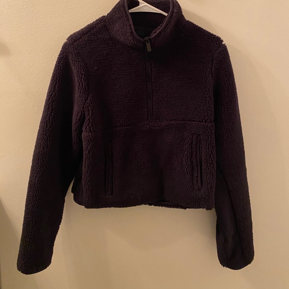 All S Yoga Sherpa Cropped Jacket